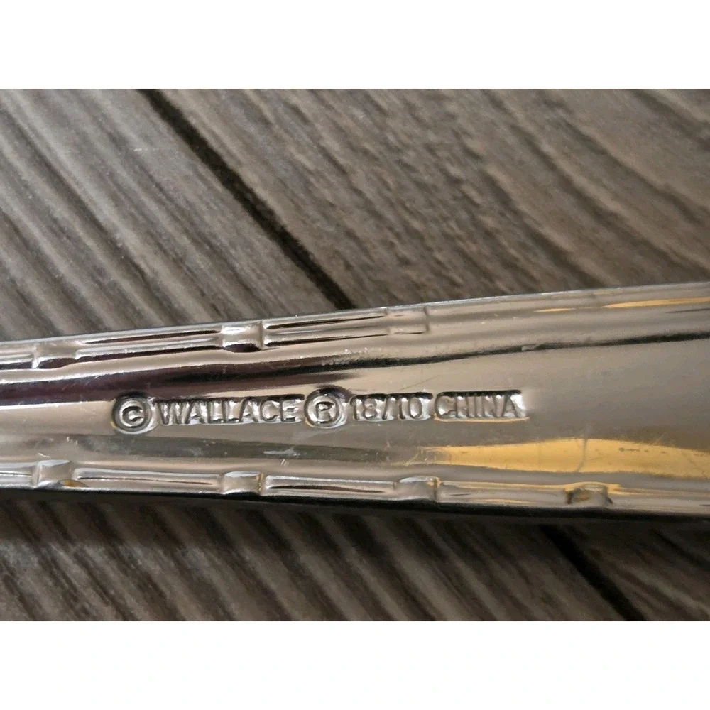Wallace PORTICO Stainless 18/10 Glossy Flatware Set 49 Pc Lot